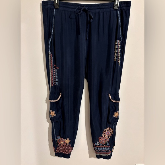 Johnny Was Biya Katie Cargo Drawstring pants - Picture 1 of 13